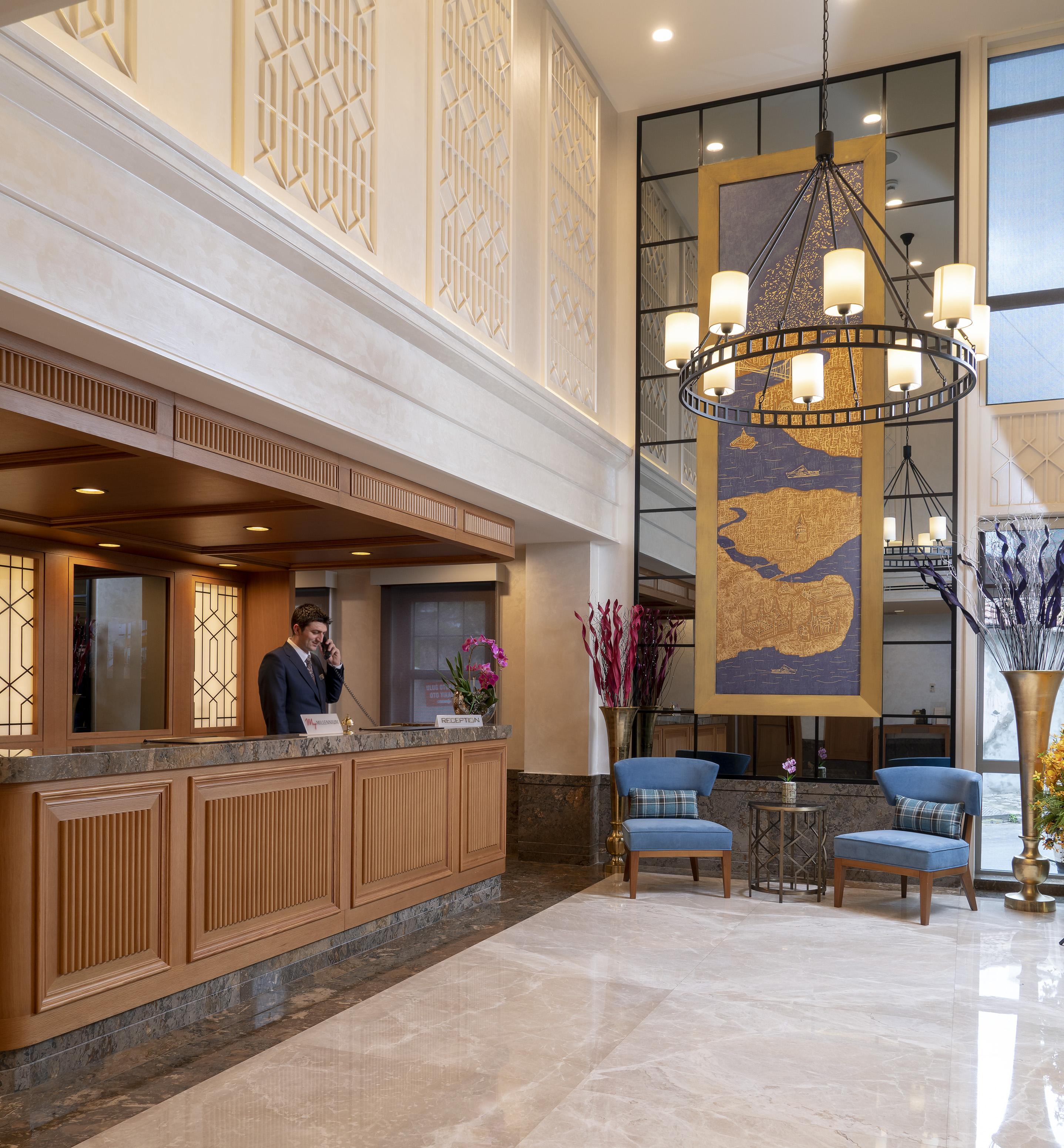 Millennium Istanbul Golden Horn Hotel Luaran gambar The lobby of the hotel